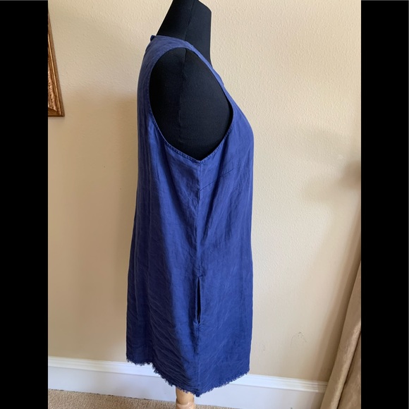 Tommy Bahama Women's Island Navy Two Palms Linen
Shift Dress NWOT XL $118 - Picture 8 of 10